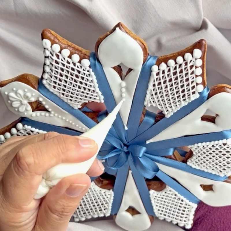 Traditional Czech cookie decoration